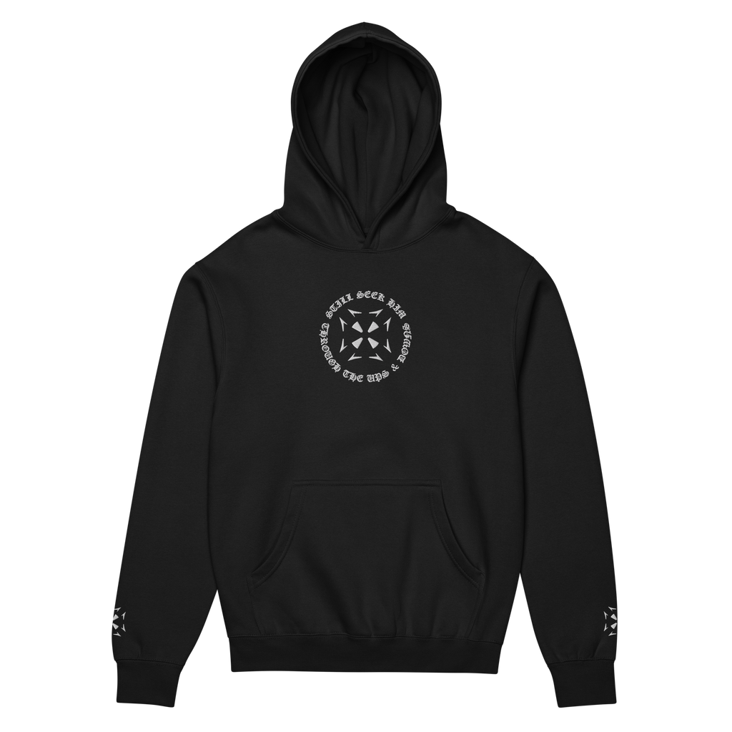 Men’s Still Seek Him Front Logo Embroidered Box Hoodie