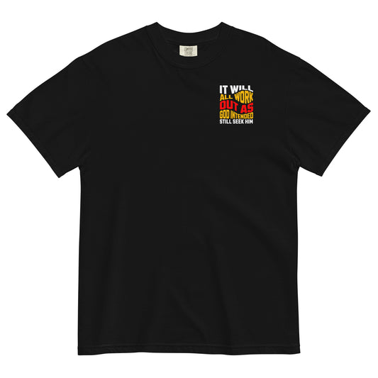 Unisex A YES & NO From God Garment-Dyed Heavyweight T-Shirt