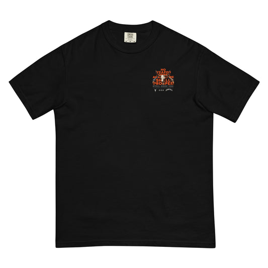 No Weapon Formed Against Me Shall Prosper Unisex Western Garment-Dyed Heavyweight T-Shirt