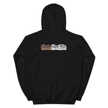 God Got Me Unisex Hoodie W/ Embroidered Front Design