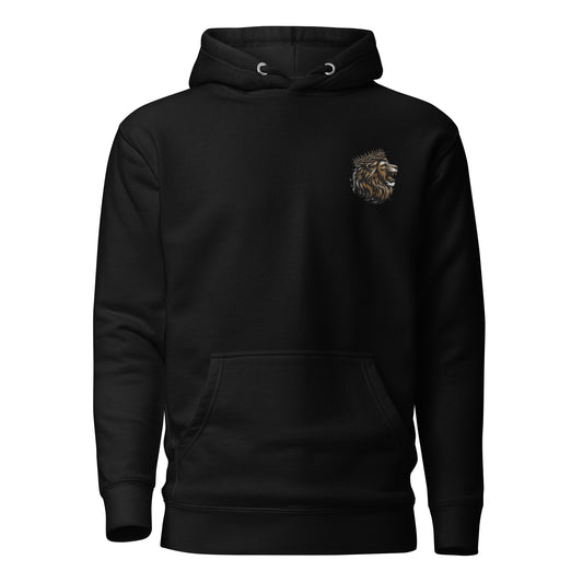 Unisex He Is My Comfort, He Is My King Embroidered Front Hoodie