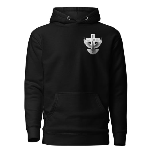 Unisex Still Seek Him Continually Cross Garment-Dyed Heavyweight Hoodie