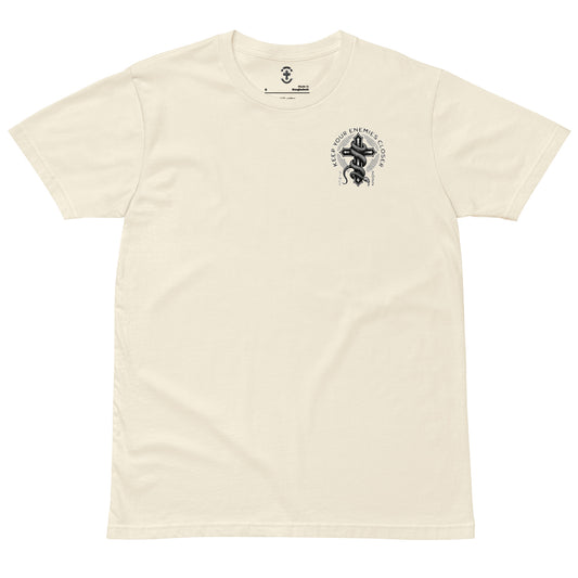 Keep Your Enemies Closer Luke 6:27-36 Premium Men's T-Shirt